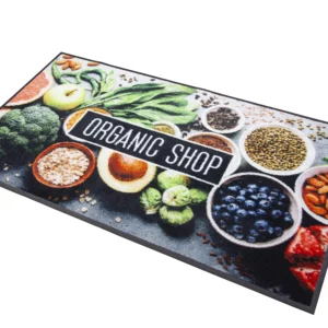 tapis d'entrée professionnel personnalisé avec logo de marque